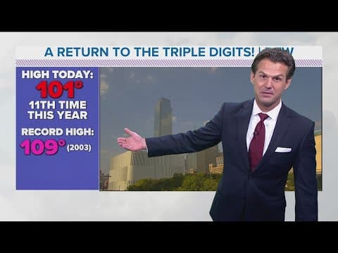 DFW Weather | North Texas hits the triple digits again, 14 day forecast