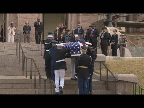 Former Houston Mayor and Congressman Sylvester Turner lies in honor at Texas State Capitol