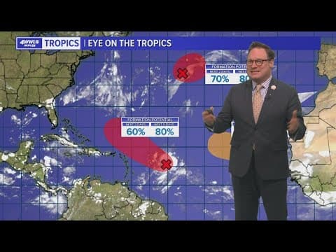 Eye on Tropics: 3 tropical waves as we enter busiest month in hurricane season