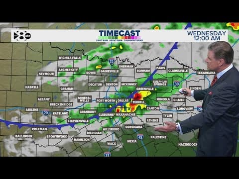 DFW Weather: Severe thunderstorms expected Tuesday night