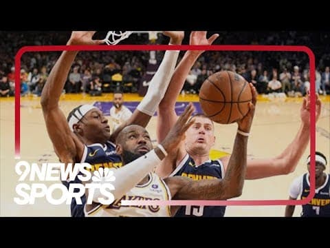 LeBron scores 30, Lakers avoid 1st-round elimination with a 119-108 win over Denver