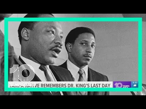 Tampa native was with Dr. Martin Luther King, Jr. hours before his death