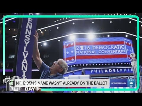 Verifying legal actions Democrats could face while choosing a new candidate