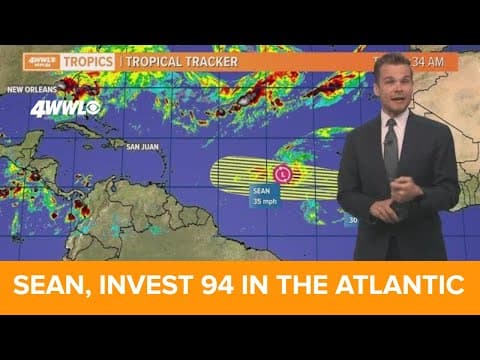 Thursday morning tropical update: Gulf quiet, Sean and Invest 94 in the Atlantic