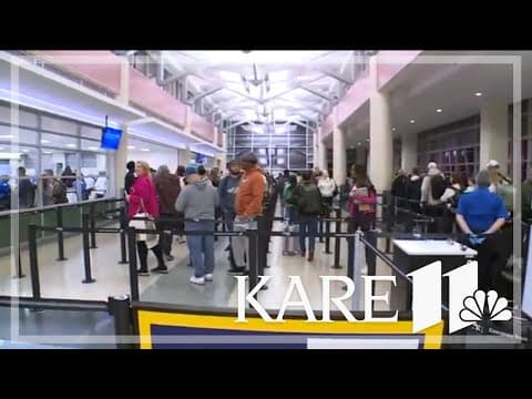 Spring break travelers head to MSP Airport