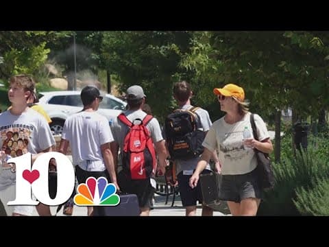 UT students moving in for fall semester