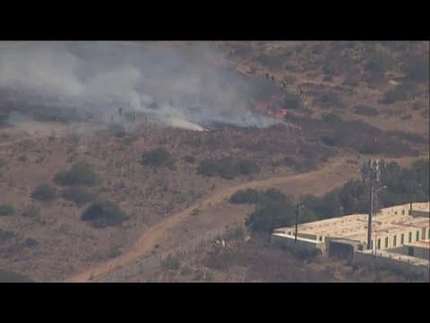 Lodge Fire | Fire crews battled fire in Spring Valley