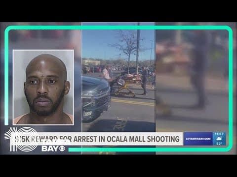 $15K reward offered for arrest in Ocala mall shooting