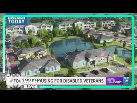 New afforable housing for disabled veterans broke ground Friday