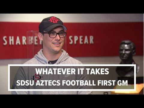 Whatever It Takes | San Diego State Aztecs football's first general manager, Caleb Davis