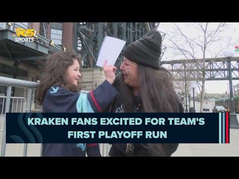 Kraken fans excited for team's first playoff run