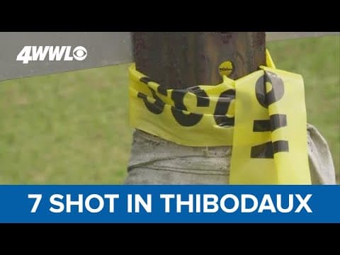 7 shot at Thibodaux graduation party