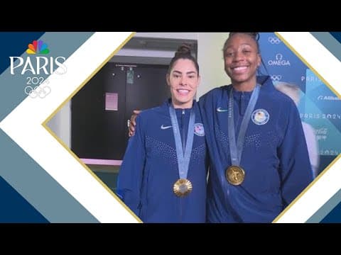 Jewell Loyd, Kelsey Plum, Breanna Stewart react to winning gold in women's basketball