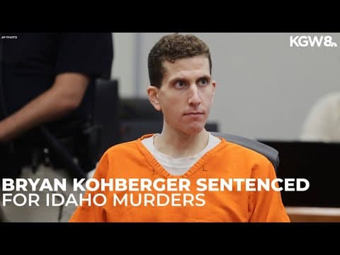 Raw video: Judge sentences Bryan Kohberger to life in prison for Idaho student murders