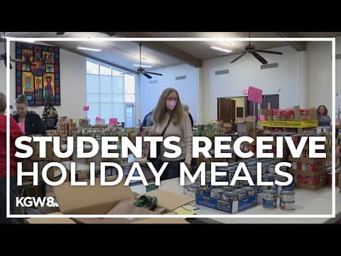 More than 100 Beaverton high schoolers receive holiday food packages