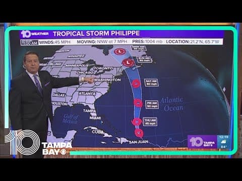Tracking the Tropics: Tropical Storm Philippe heads to Nova Scotia