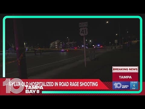 4-year-old girl shot, hurt in Tampa road rage incident; police arrest accused man involved