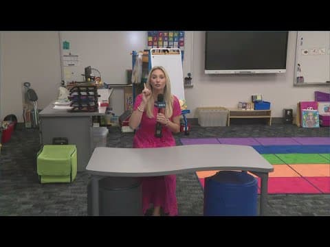 KHOU 11 Meteorologist Chita Craft is at Faldyn Elementary at Katy ISD for the first day of school