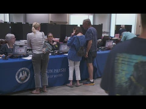 Early voting record turnout in Jefferson Parish