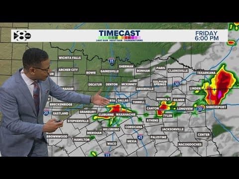 DFW Weather: Full rain, storms forecast for North Texas this weekend