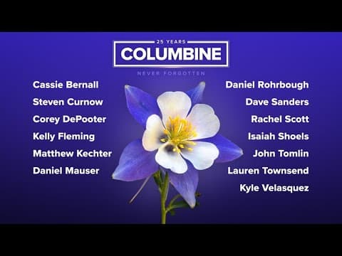 Columbine 25 Years Later: Family, friends of victims ask us to never forget