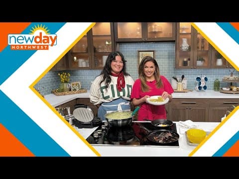 Pandan Waffles make for a delicious family breakfast - New Day NW