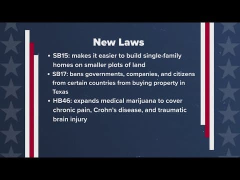 New Texas laws go into effect on Sept. 1
