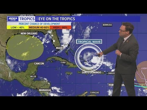 Tropics: Tropical wave over Turks and Caicos moving toward Gulf
