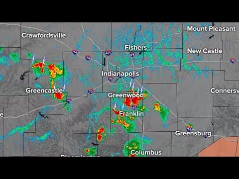 Weather Impact: Storms in central Indiana