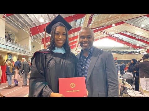 Dad attends daughter's graduation after being exonerated