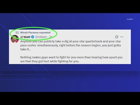 JJ Watt weighs in on Dallas Cowboys drama after comments made by Jerry Jones