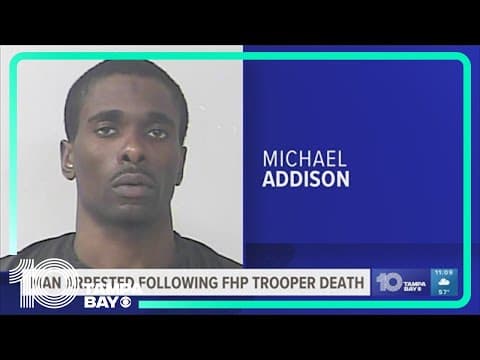 Man arrested following FHP trooper's death