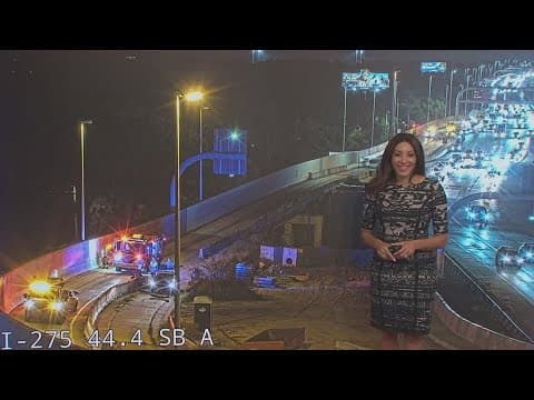 Traffic Alert: Slowdowns expected after crash blocks exit ramp on I-275