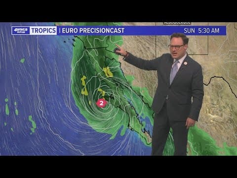 Friday night tropical update: Hilary moves toward California; Gulf system being watched