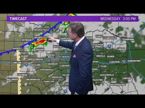 DFW Weather: Very warm temps and severe storm chances