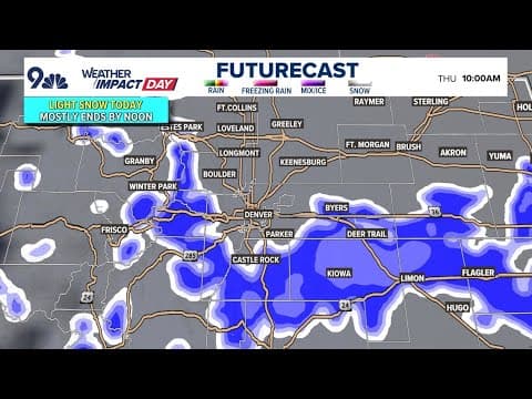 Latest forecast | Blustery light snow Thursday and another bitterly cold night ahead