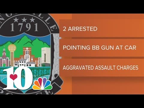 KPD: Two charged after pointing BB gun at car