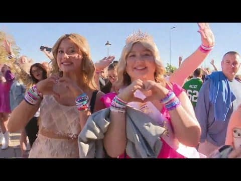 Swifties pack downtown Indianapolis ahead of first night of Eras Tour concerts