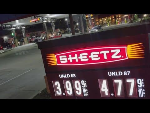 Sheetz drops price of gas to $3.99 a gallon ahead of holiday weekend