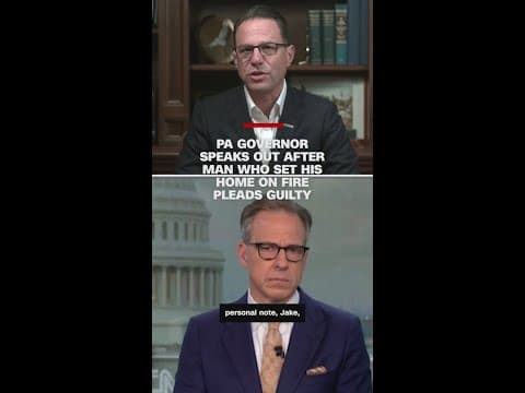 Pennsylvania governor speaks out about fire set to his home