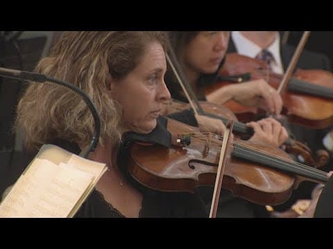 National Symphony Orchestra performs at hospital