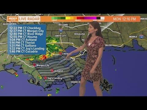 Some rain helps with heat Monday; very hot stretch ahead