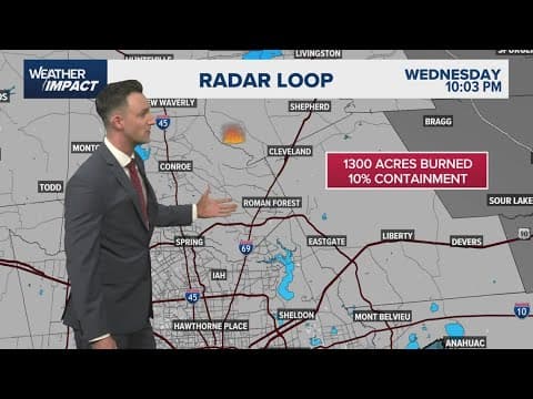 KHOU 11 Meteorologist Pat Cavlin on how humidity, wind played role in San Jacinto County wildfire