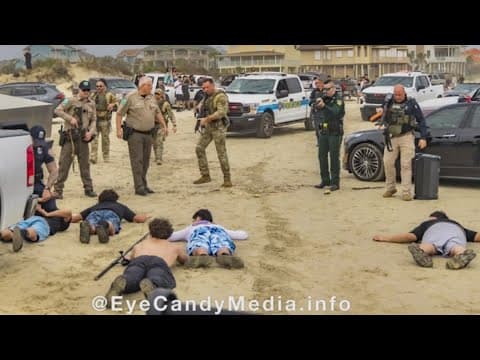 6 arrested, reports of shots fired at beach near rowdy spring break crowds, Galveston police say