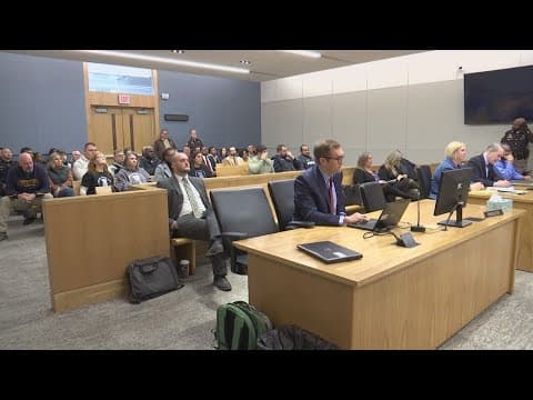 Officer Leath murder suspect in court