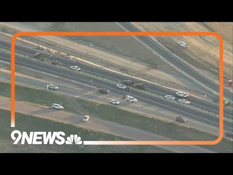 I-25 closed for crash, police activity