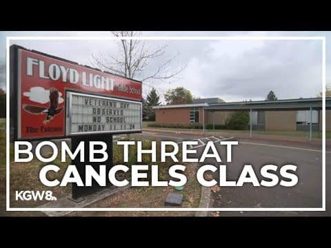 Floyd Light Middle School closed due to bomb threat