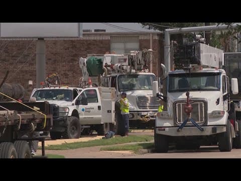 KHOU 11 team coverage of Beryl's aftermath on Sunday, July 14