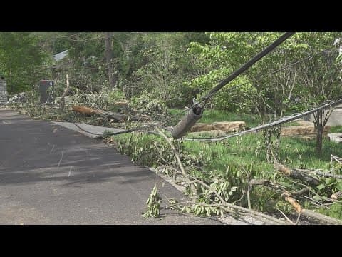 Bartholomew County neighborhood cleaning up after yet another damaging weather event