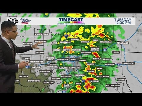 DFW Weather: Widespread rain and storms will move into North Texas